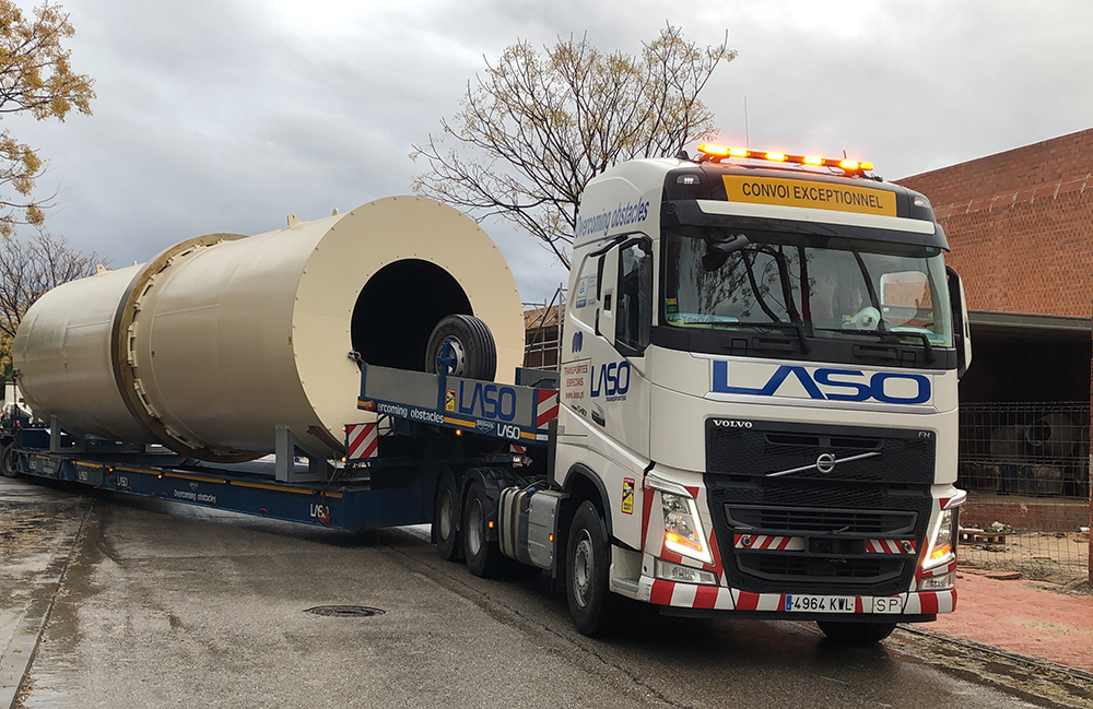 Las piezas de calderería pesada requieren de transporte específico