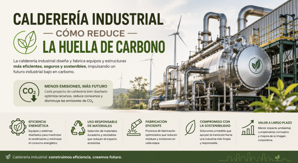 reducir huella de carbono caldereria